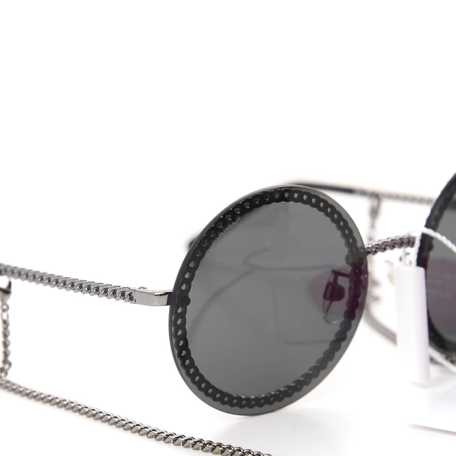 Chanel Round Chain Sunglasses 4245 Gold 8 of 9