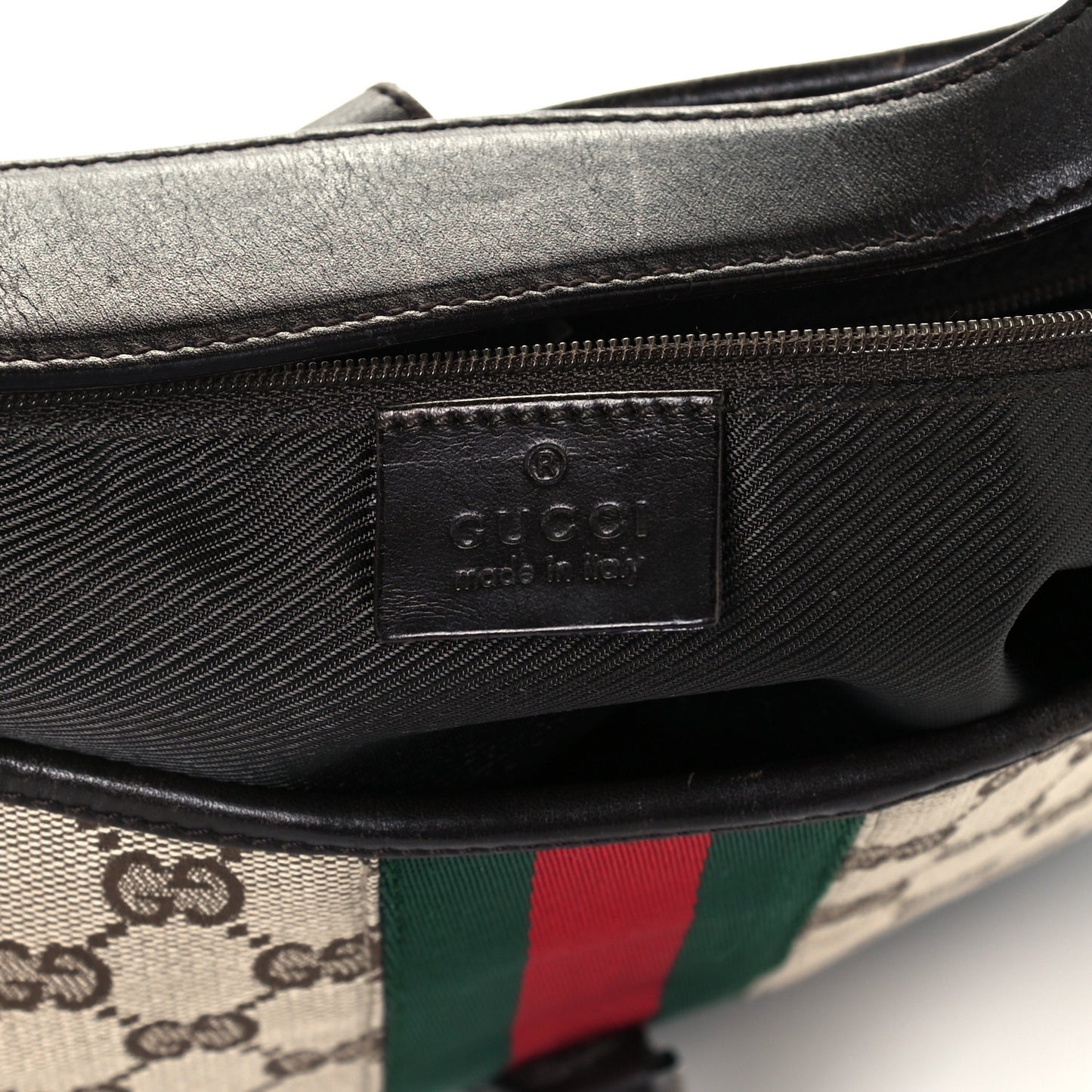 Monogram Web Small Jackie O Hobo Dark Brown