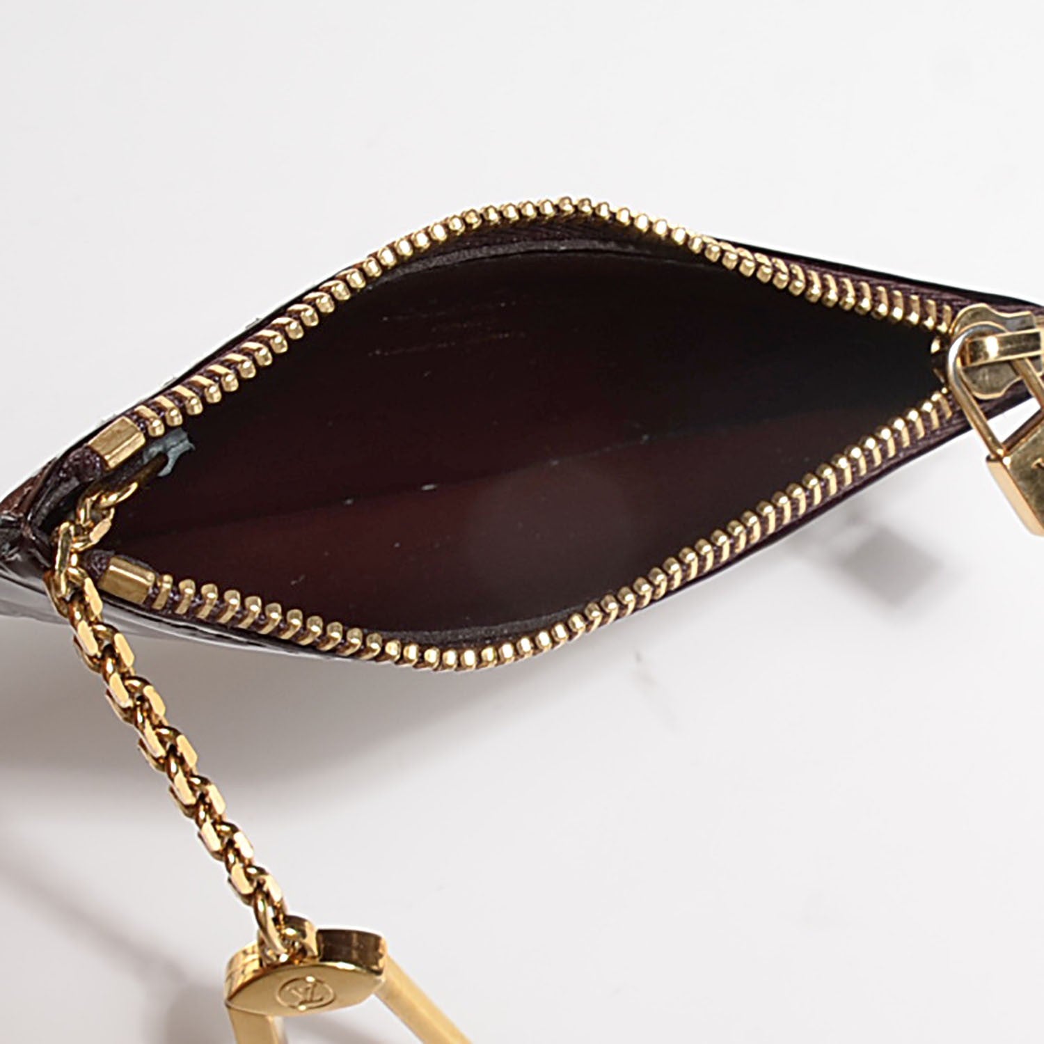 Louis Vuitton Vernis Pochette Key Pouch Amarante 4 of 8