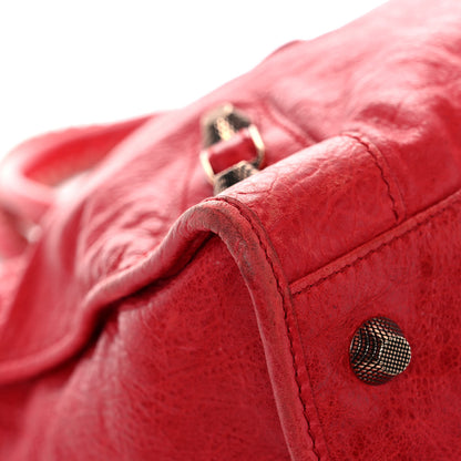 Balenciaga Agneau Giant 12 Rose Gold Hardware Work Coquelicot 8 of 27