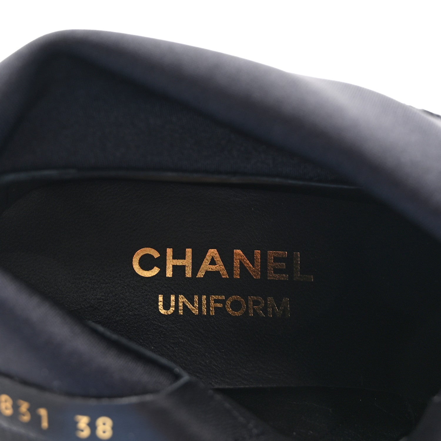 Chanel Stretch Lambskin Cap Toe CC Short Boots 38 Black 8 of 9