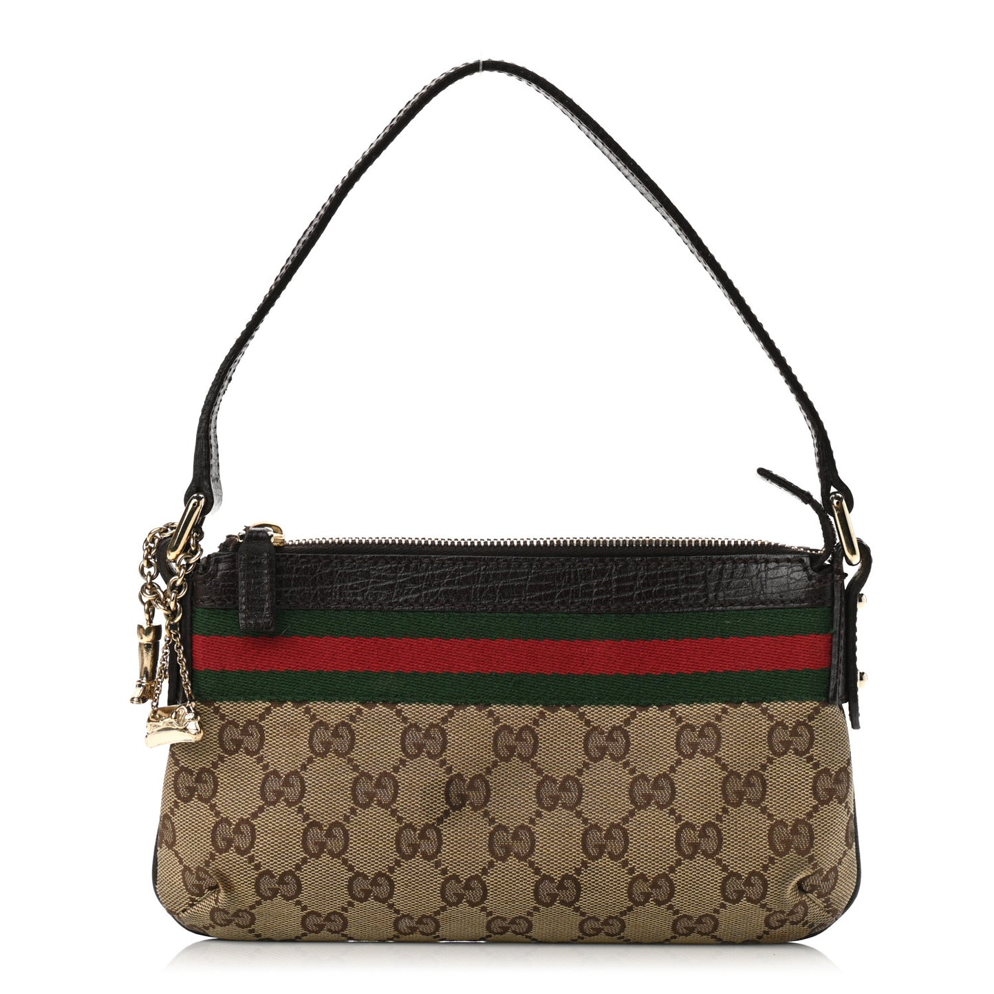 Monogram Web Pochette Dark Brown