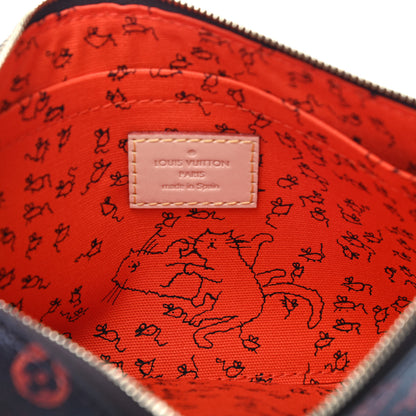 Louis Vuitton Catogram Neverfull MM GM Pochette Marron 7 of 7