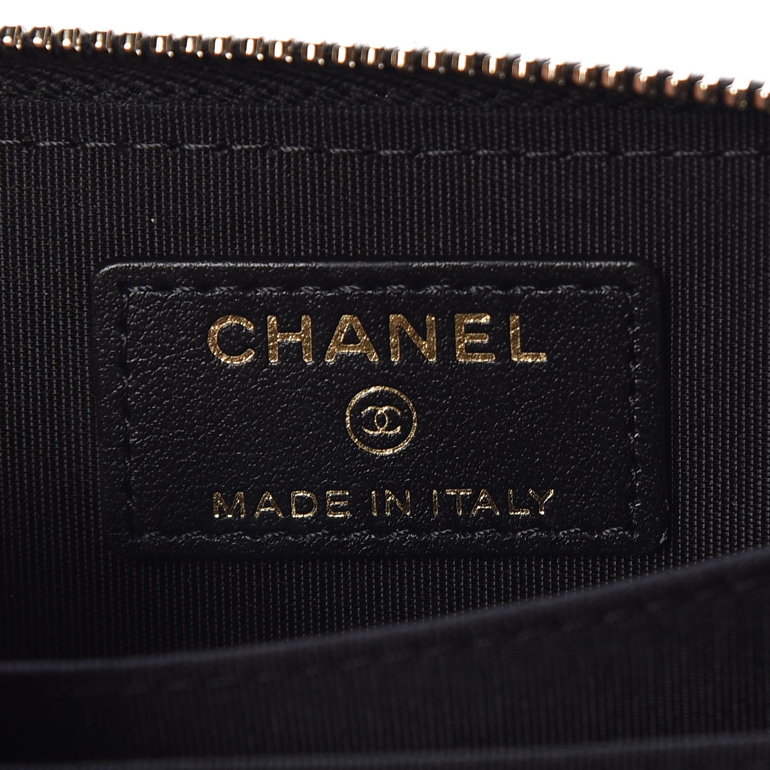 Chanel Shiny Lambskin Chevron Quilted Coin Purse So Black 6 of 8