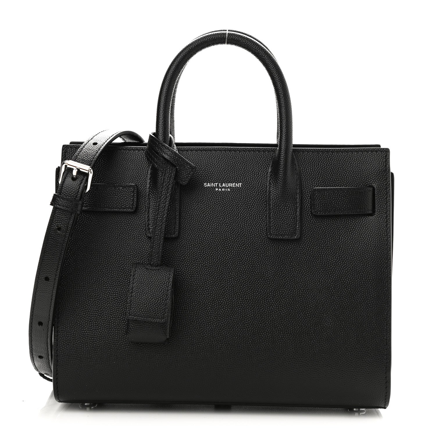 Saint Laurent Grain De Poudre Nano Sac De Jour Black 1 of 8