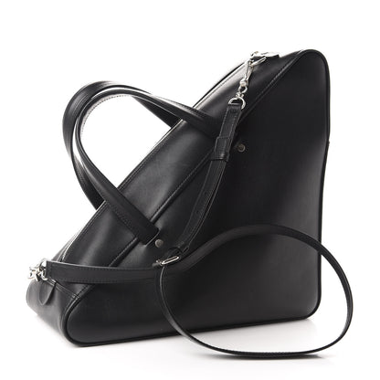 Balenciaga Calfskin M Triangle Duffle Black 3 of 9