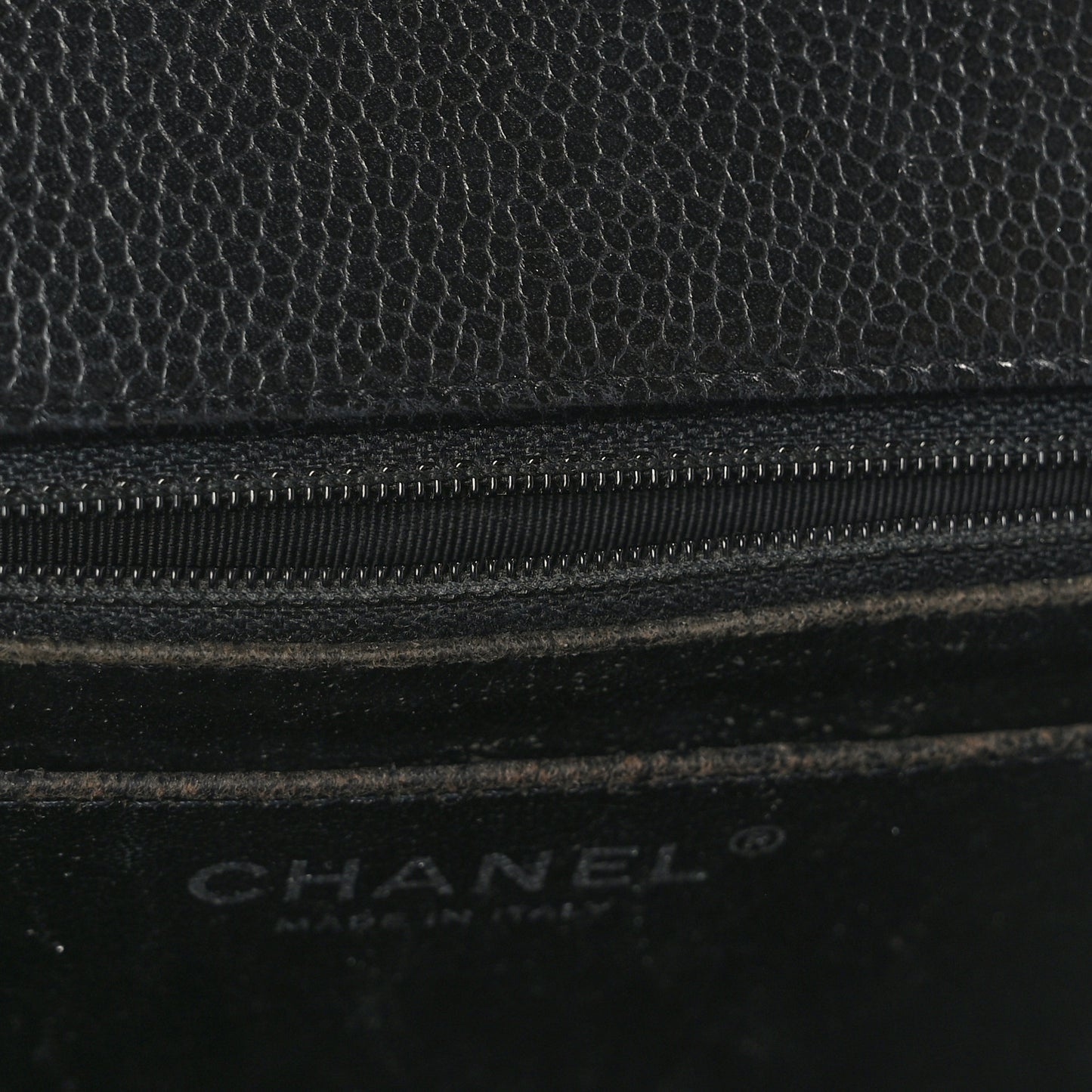 Caviar Quilted Mini Square Flap Black