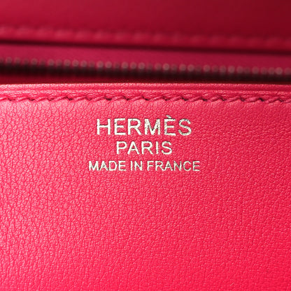 Hermes Swift Silk Marble Printed Constance 24 Rose Azalee Rose Mexico 6 of 11