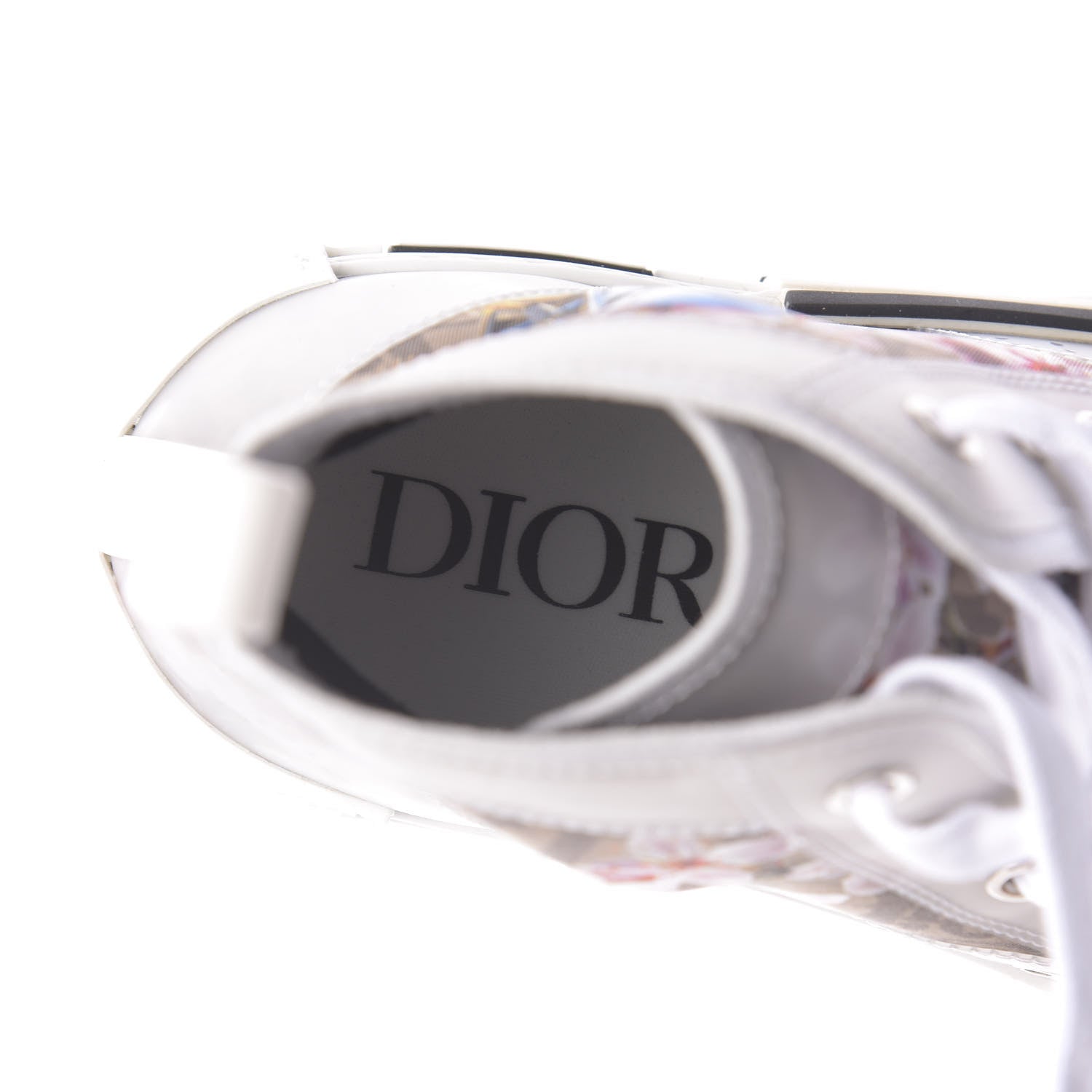 Christian Dior X SORAYAMA Technical Canvas Oblique Mens B23 High Top Sneakers 39 White 8 of 10