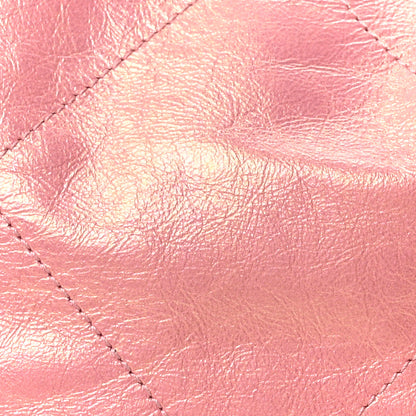 Chanel Metallic Calfskin Quilted Small Chanel 22 Pink 16 of 21