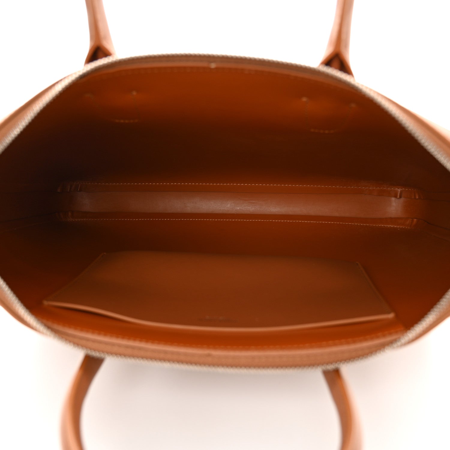 Mansur Gavriel Calfskin Small Briefcase Saddle 5 of 9