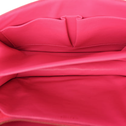 Celine Snakeskin Medium Classic Box Flap Pink 5 of 17