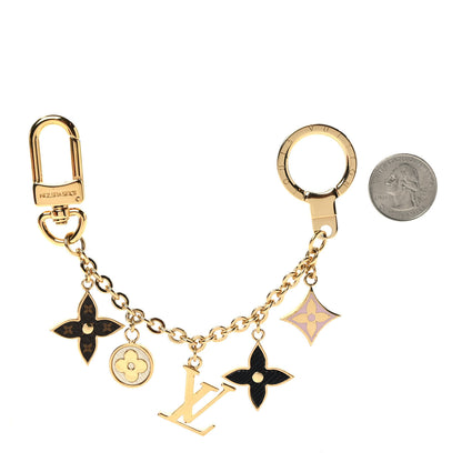 Louis Vuitton Monogram Spring Street Bag Charm Key Holder Gold 2 of 5