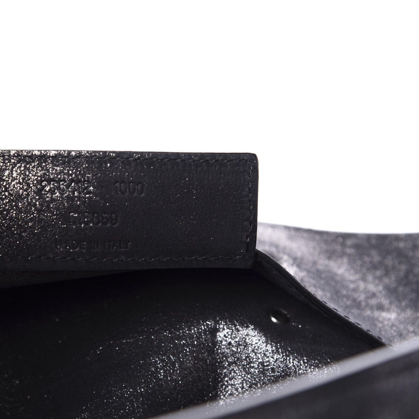 Metallic Calfskin Milkyway Papier A5 Tote Black