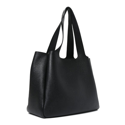 Prada Vitello Daino Soft Large Dynamique Tote Black 3 of 9