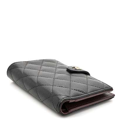 Chanel Caviar Quilted Passport Holder Black 4 of 10