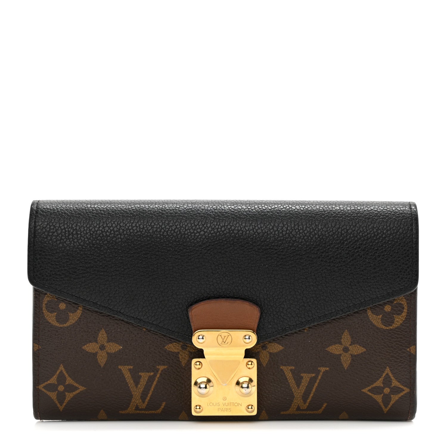 Louis Vuitton Monogram Pallas Wallet Black 1 of 10