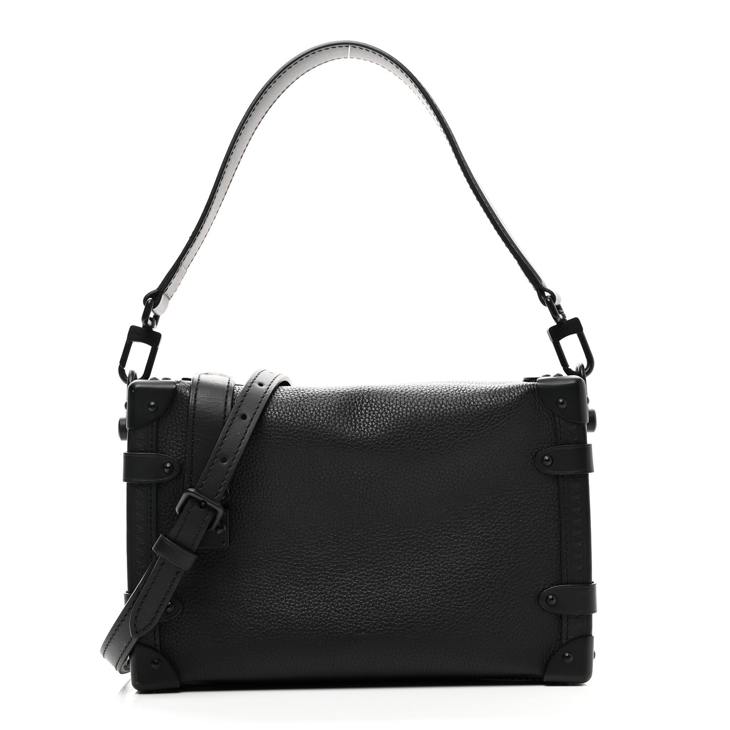 Calfskin Side Trunk MM Black