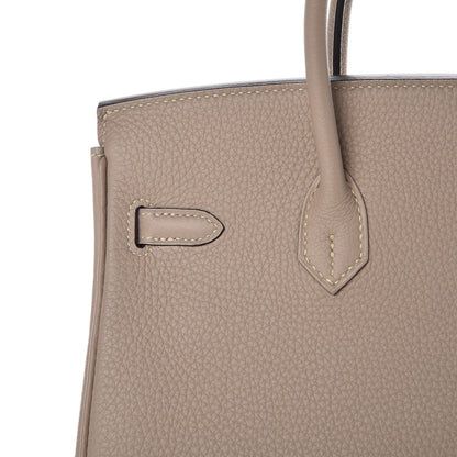 Hermes Togo Birkin 25 Gris Tourterelle 33 of 36