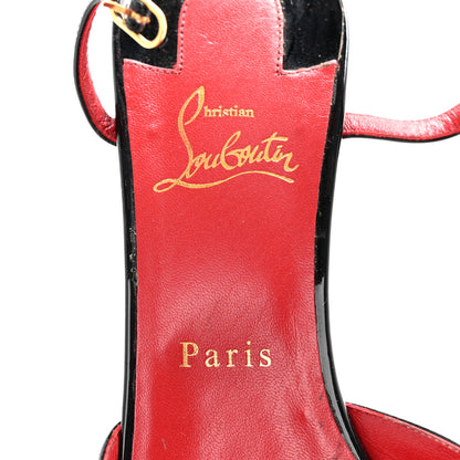 Christian Louboutin Patent Coluna 130 Pumps 41 Black 7 of 12