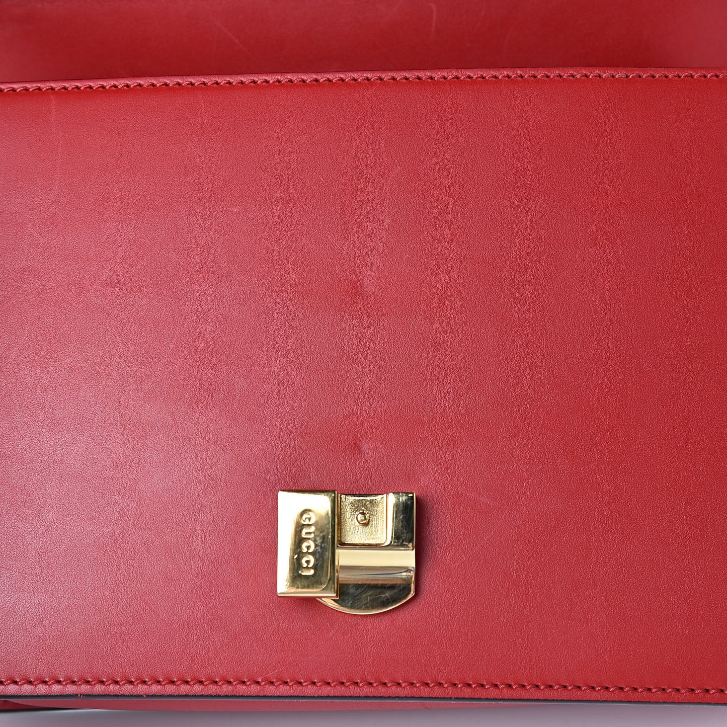 Calfskin Small Sylvie Shoulder Bag Hibiscus Red