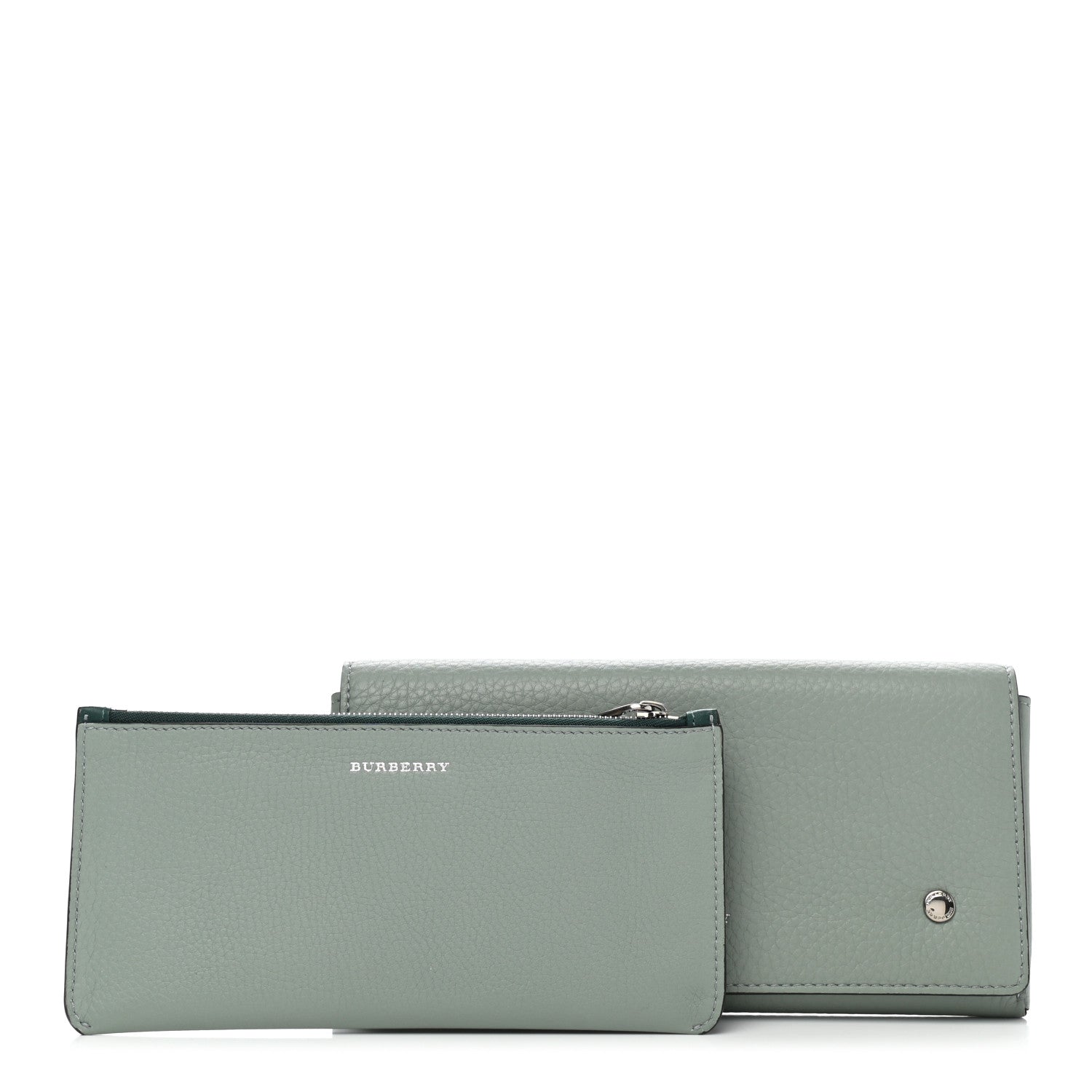 Burberry Calfskin Phone Wallet Smokey Green 1 of 9