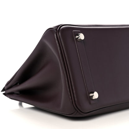 Hermes Swift Birkin Shadow 25 Rouge Sellier 7 of 27