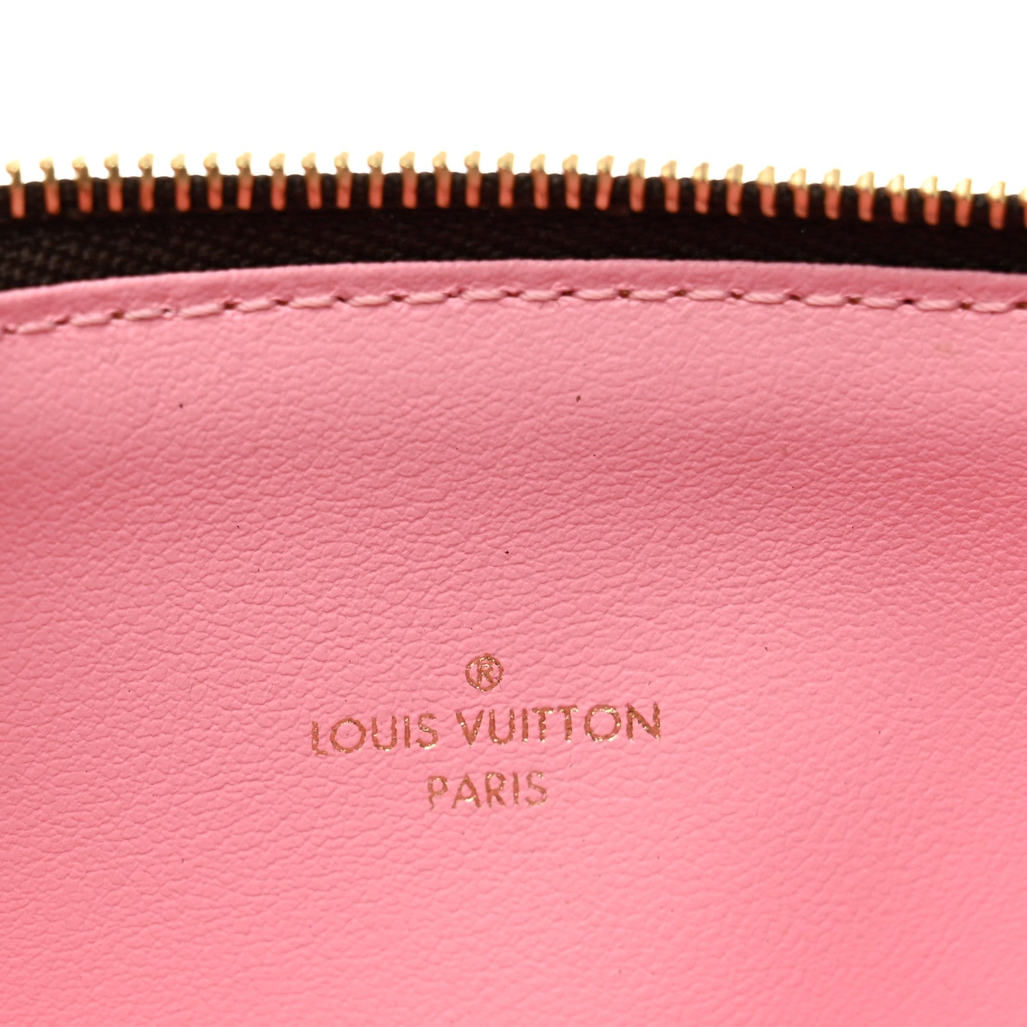 Louis Vuitton Damier Ebene Felicie Chain Wallet Zippered Insert 6 of 7