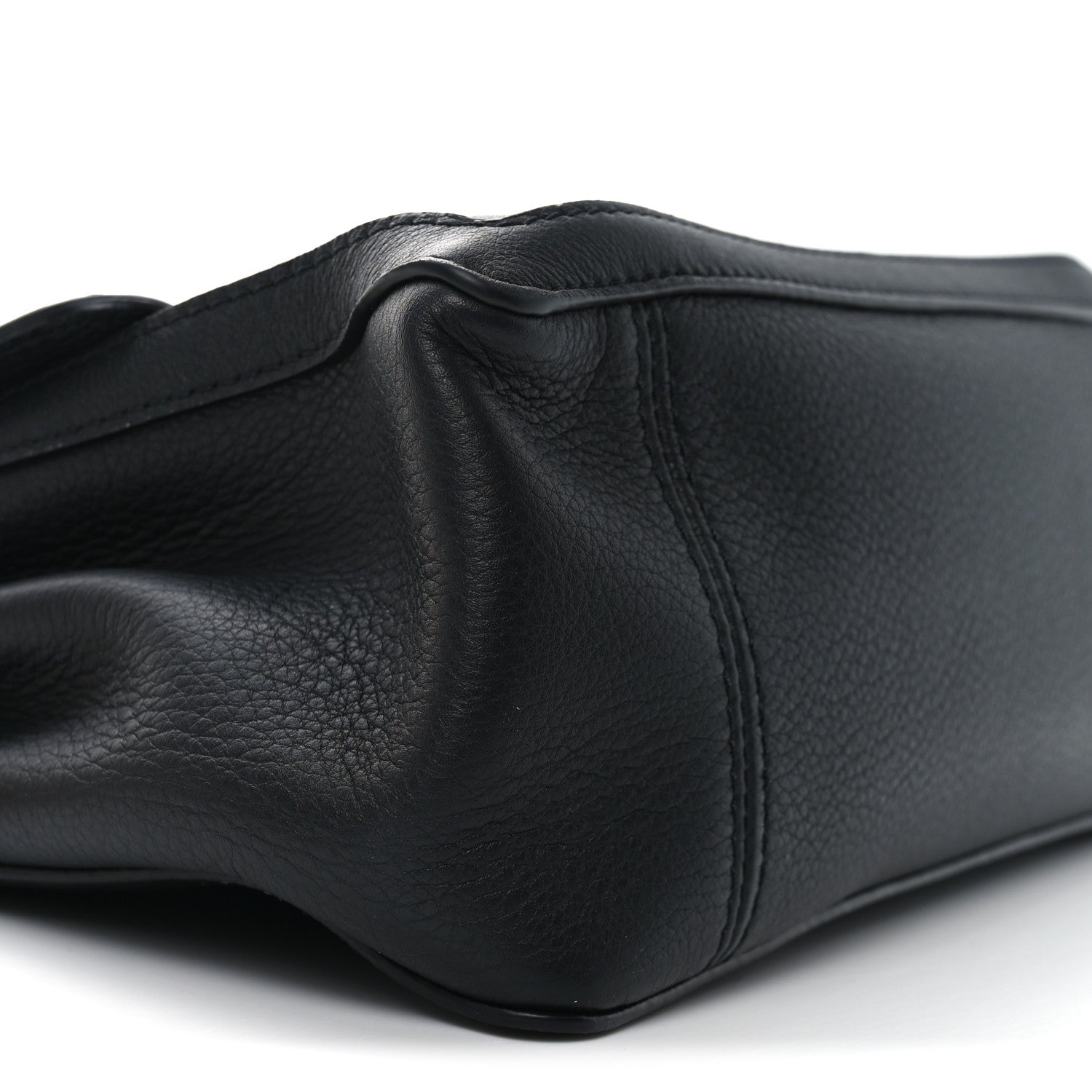 Louis Vuitton Smooth Calfskin Soft Dauphine MM Black MM Black 9 of 10