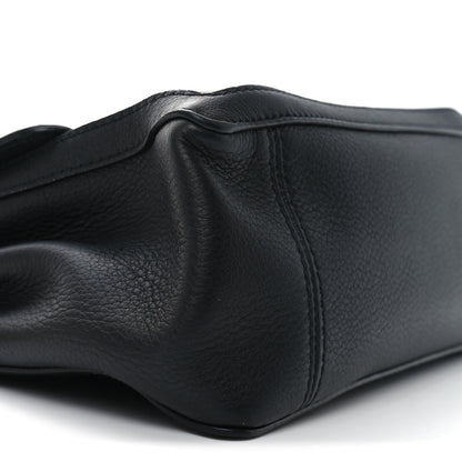 Louis Vuitton Smooth Calfskin Soft Dauphine MM Black MM Black 9 of 10