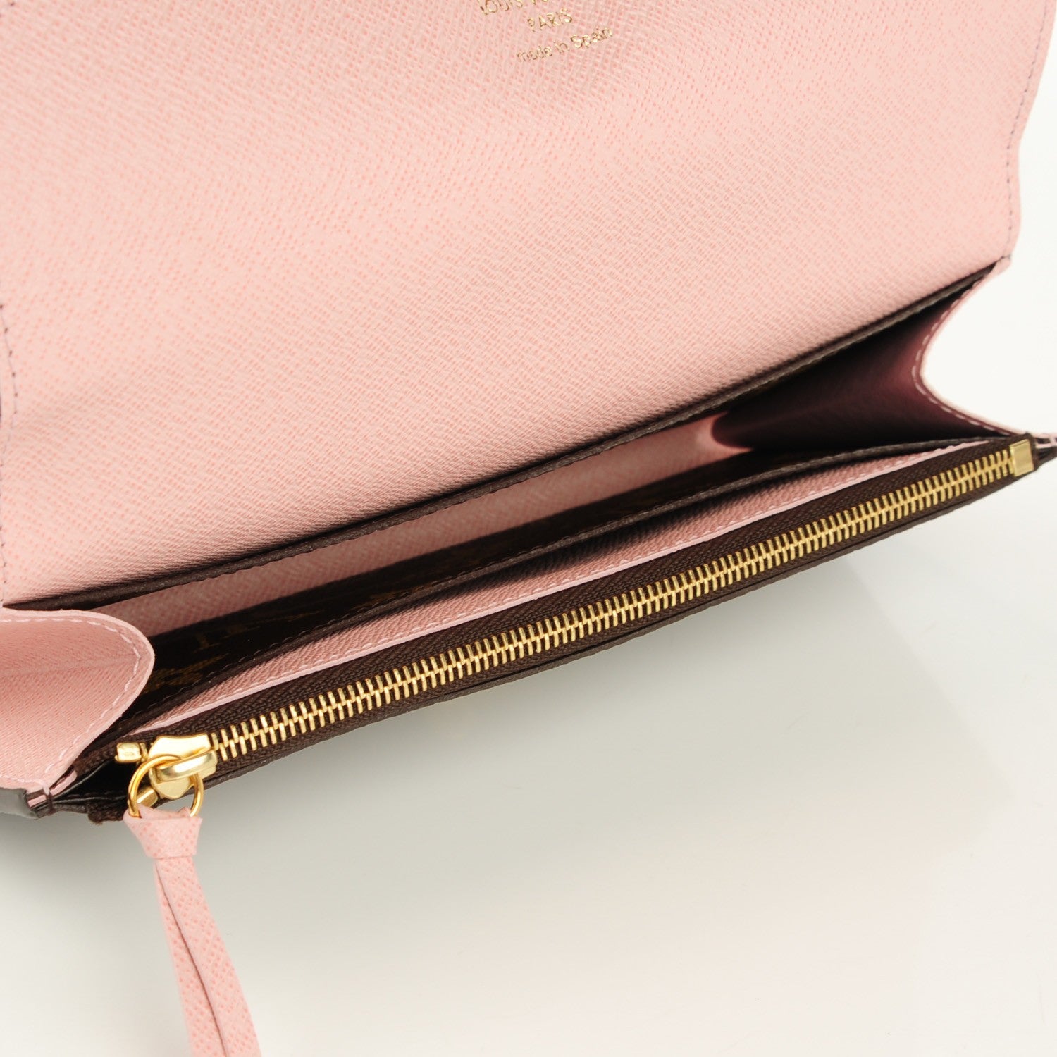 Louis Vuitton Monogram Emilie Wallet Rose Ballerine 5 of 7