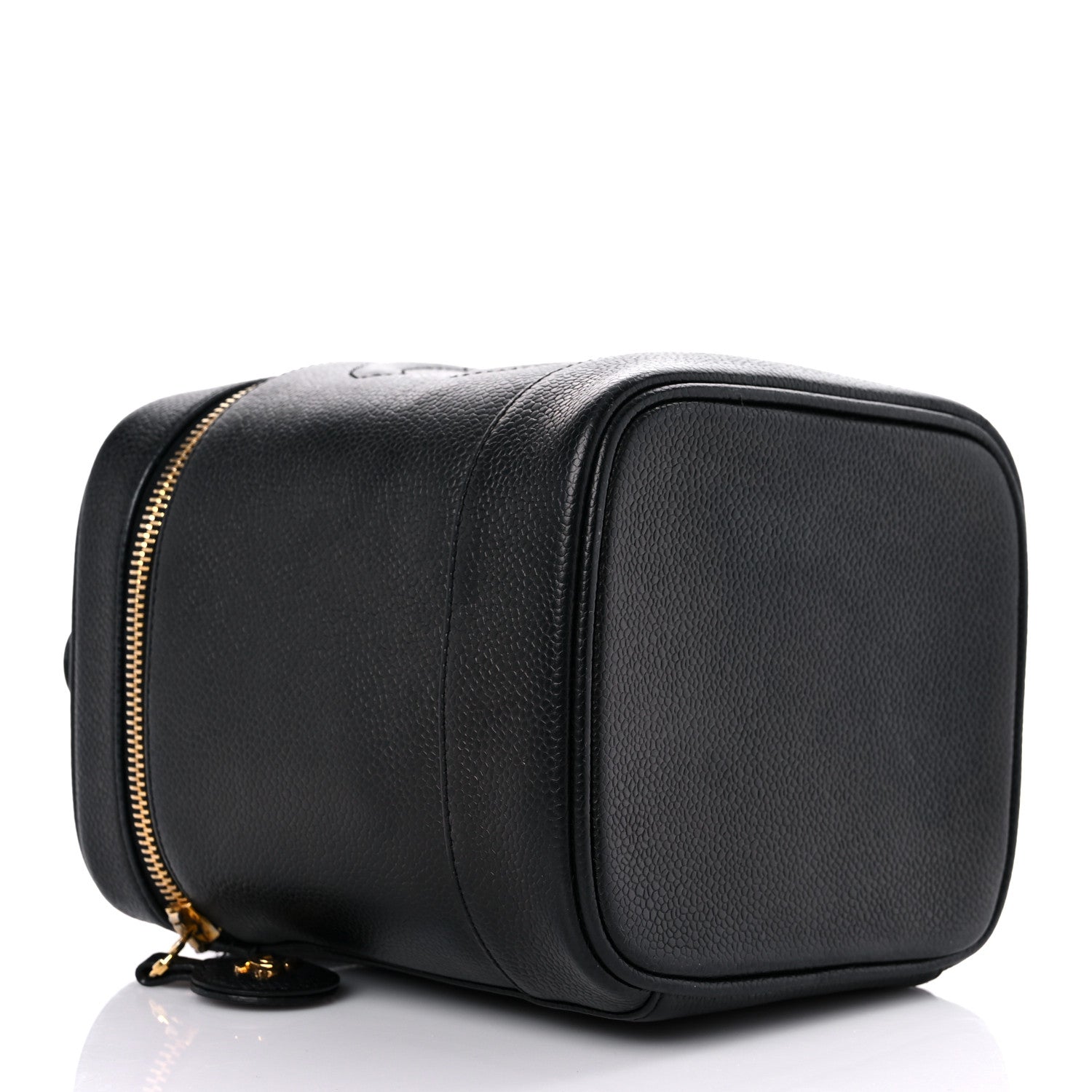 Chanel Caviar Vanity Cosmetic Case Black 4 of 16