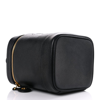 Chanel Caviar Vanity Cosmetic Case Black 4 of 16