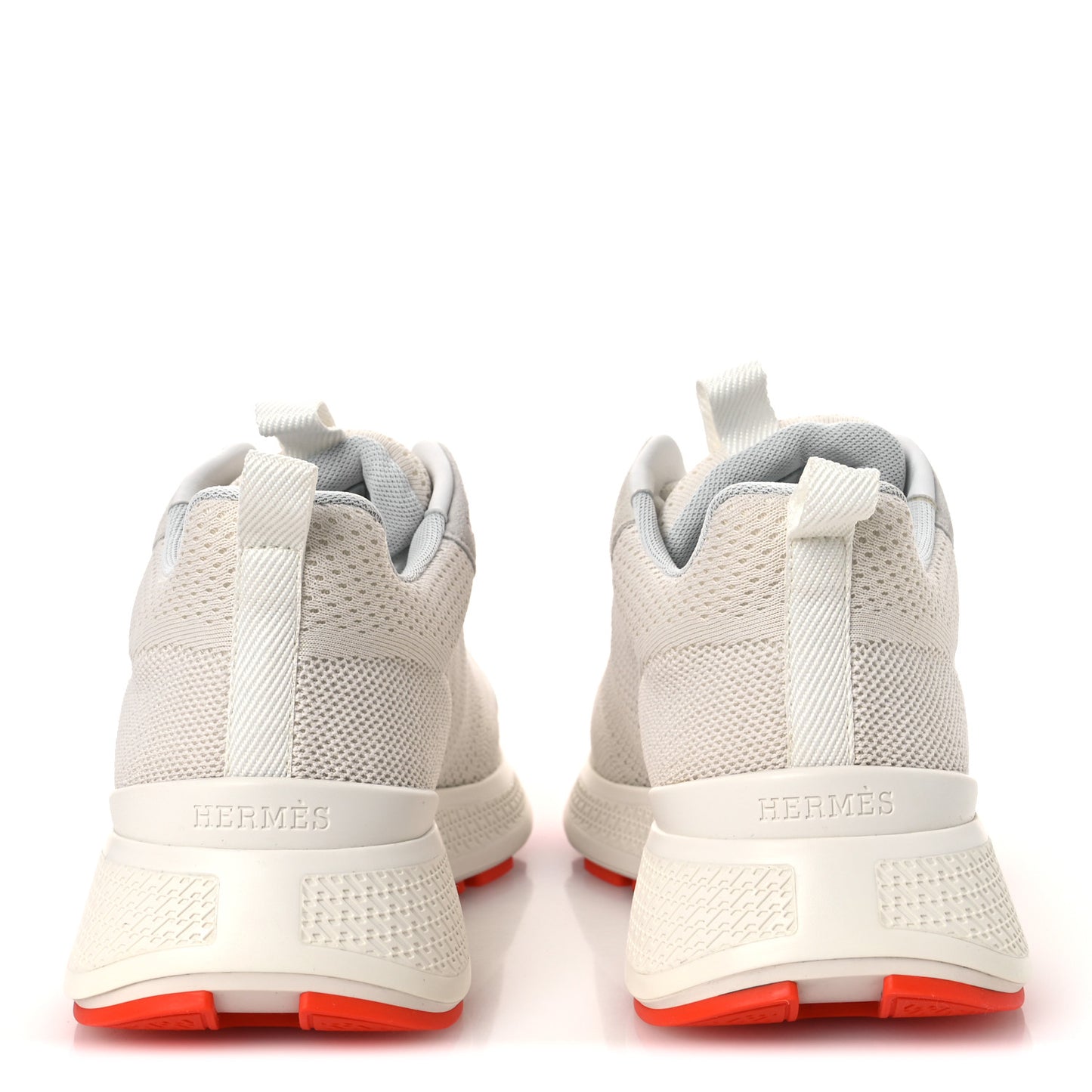 Technical Knit Suede Heros Sneakers 38 White