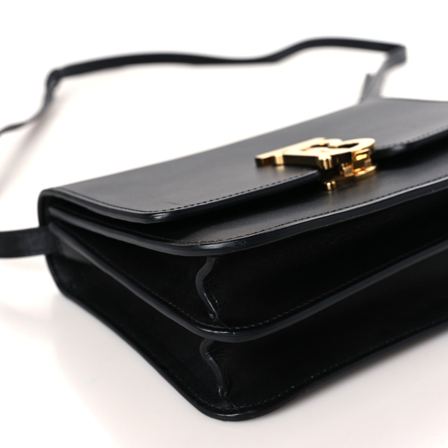 Calfskin Medium TB Bag Black