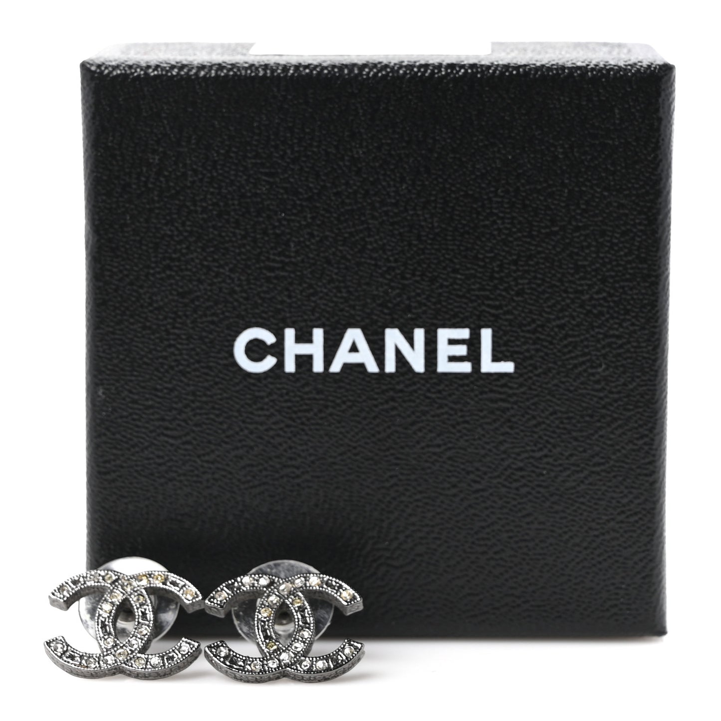 Ruthenium Crystal CC Earrings