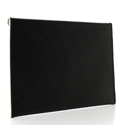 Louis Vuitton Epi Envelope Pouch Black 3 of 7