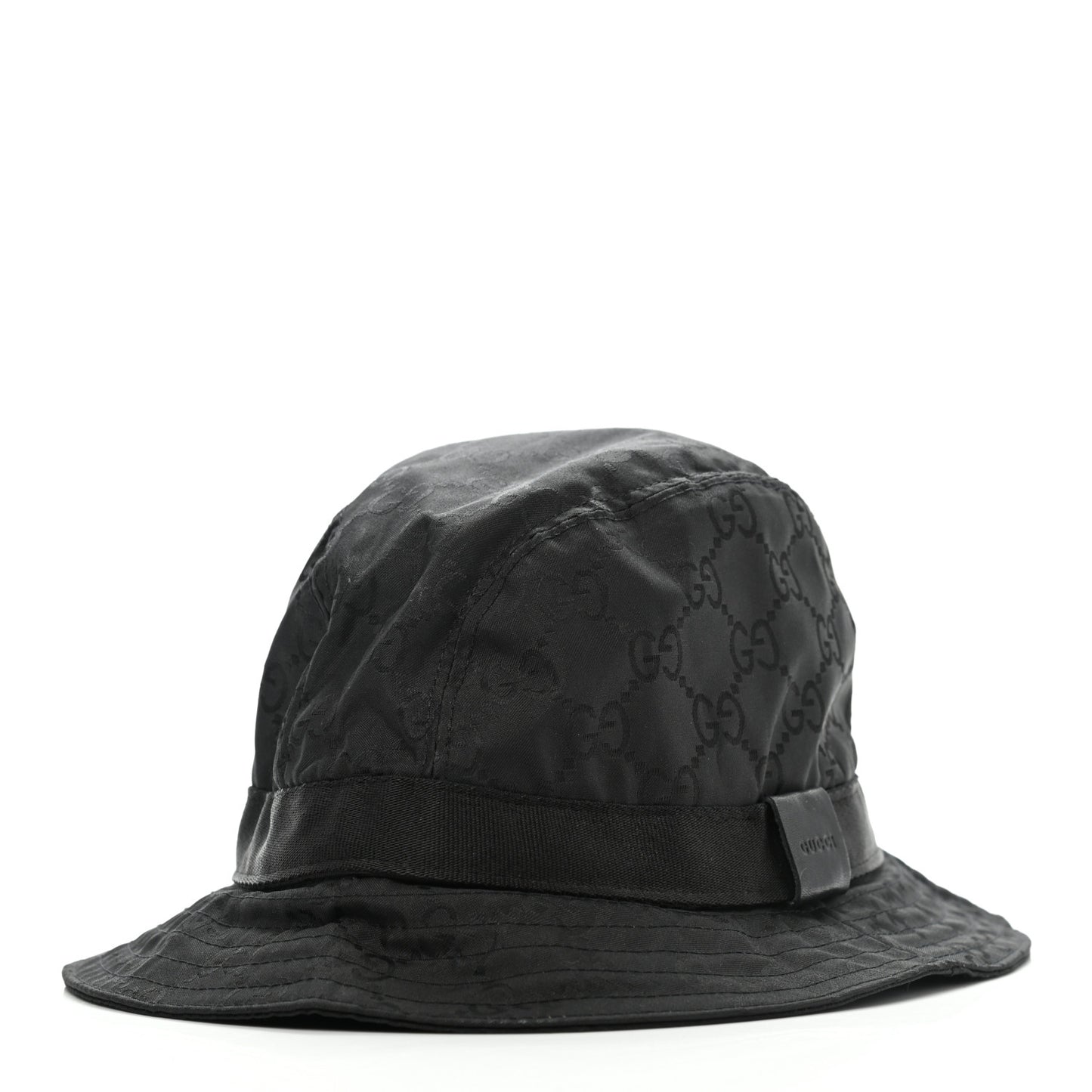 Nylon Monogram Bucket Hat M Black
