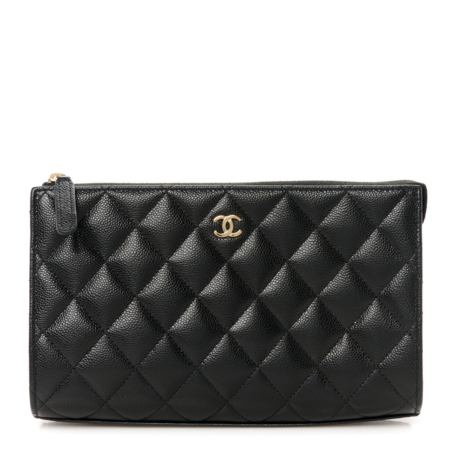 Chanel Caviar Quilted Classic Small Zipped Pouch Black 1 of 8