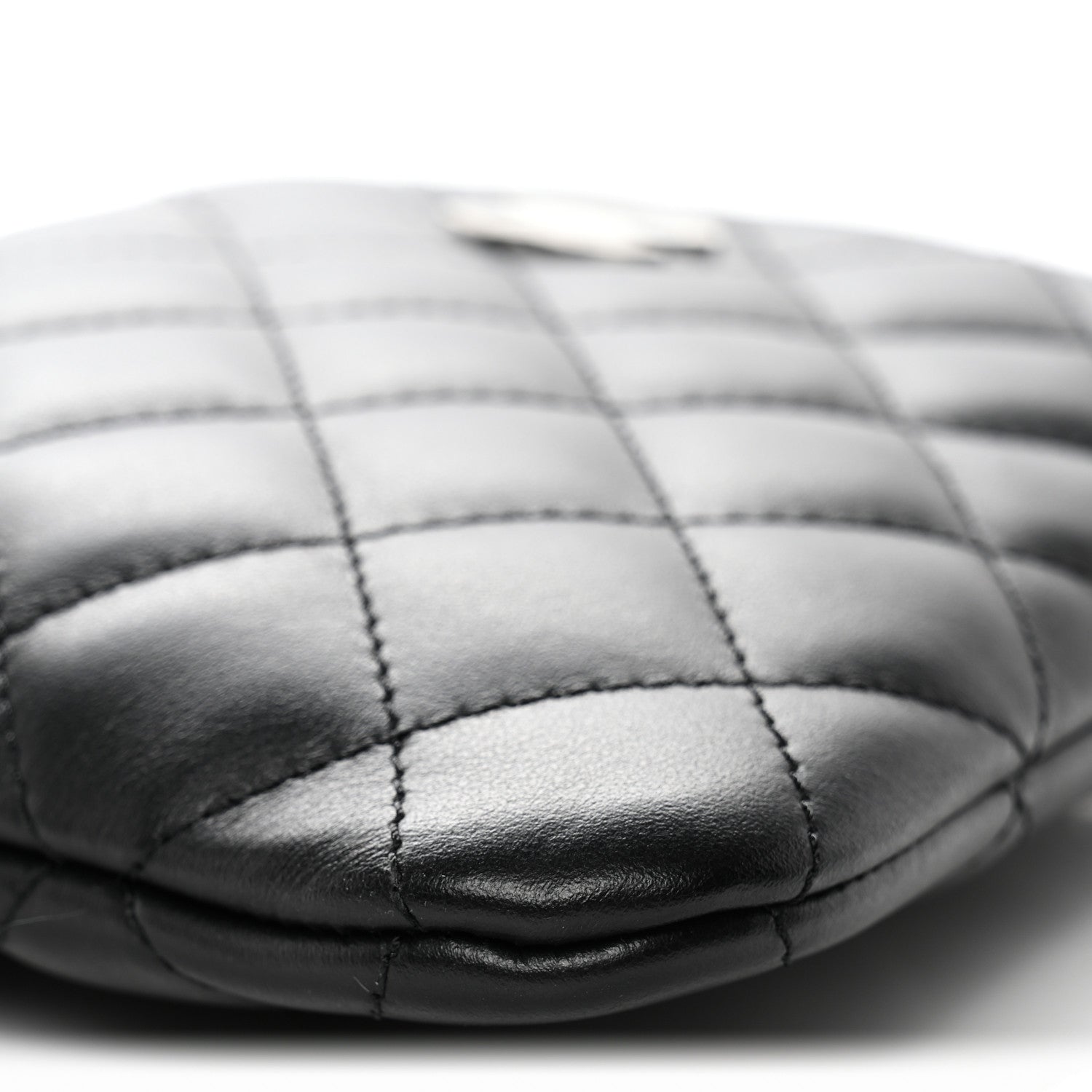 Chanel Lambskin Quilted Crossbody Bag Black 10 of 10