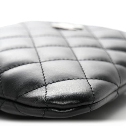 Chanel Lambskin Quilted Crossbody Bag Black 10 of 10