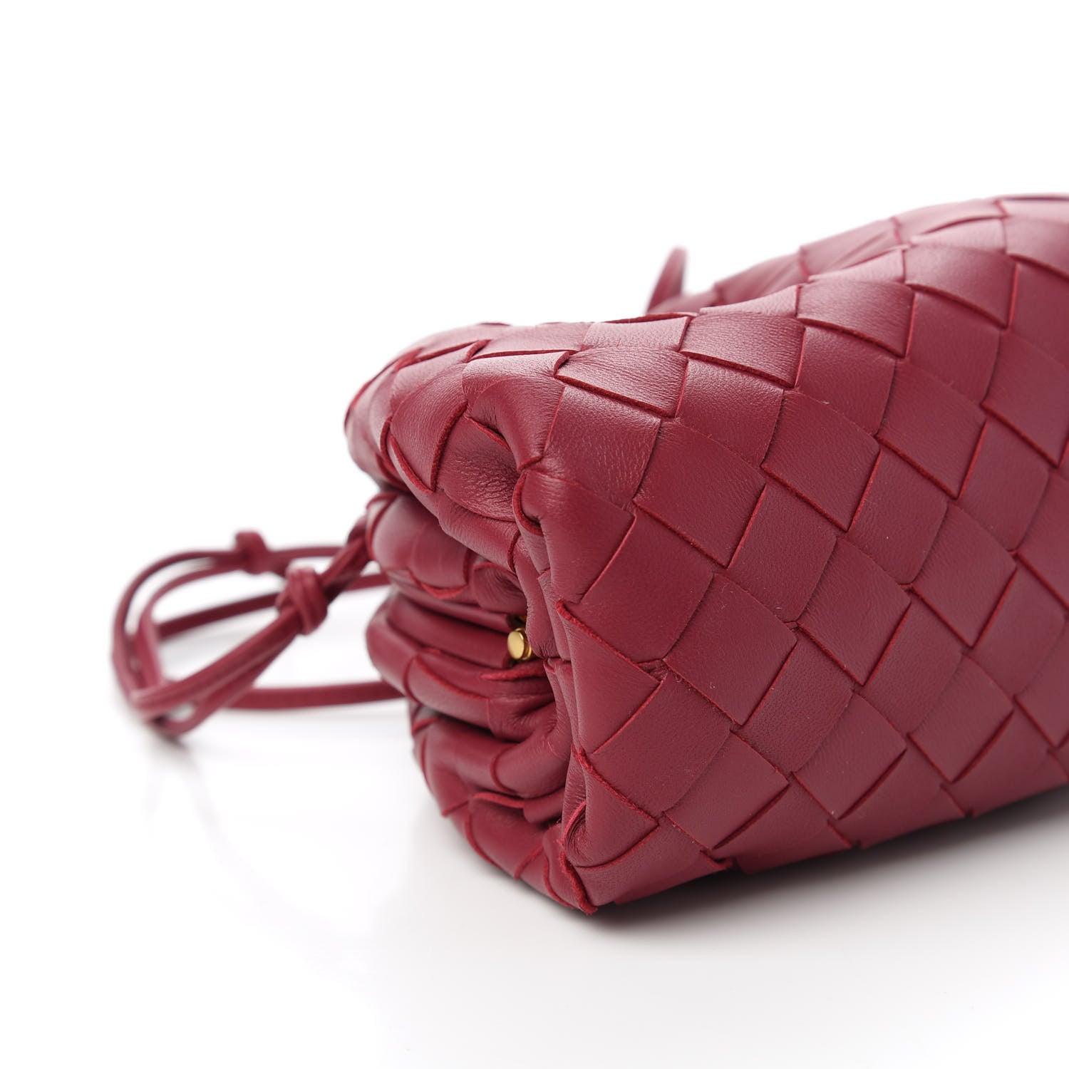 Bottega Veneta Nappa Intrecciato The Mini Pouch Amaranto 6 of 10