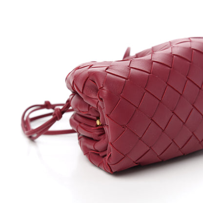 Bottega Veneta Nappa Intrecciato The Mini Pouch Amaranto 6 of 10