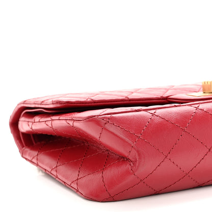 Chanel Aged Calfskin Quilted 2.55 Reissue 225 Flap Red 9 of 10