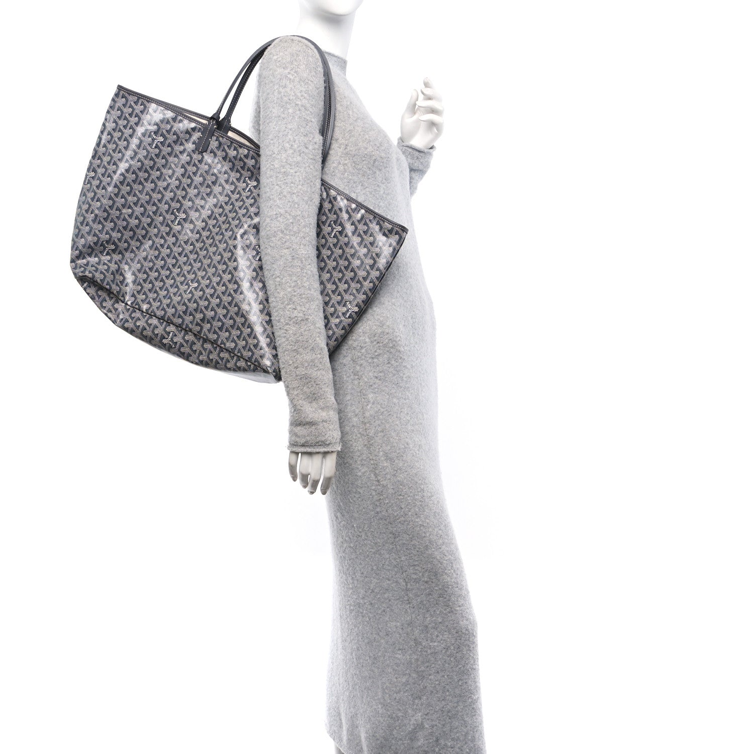 Goyard Goyardine Saint Louis GM Grey 2 of 11