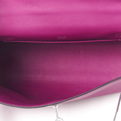 Hermes Swift Kelly Pochette Clutch Anemone 9 of 14
