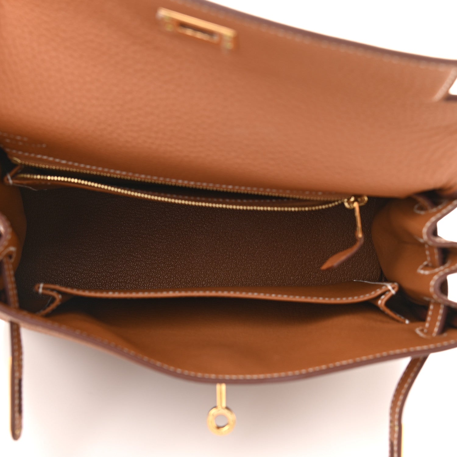 Hermes Togo Kelly Retourne 25 Gold 5 of 11