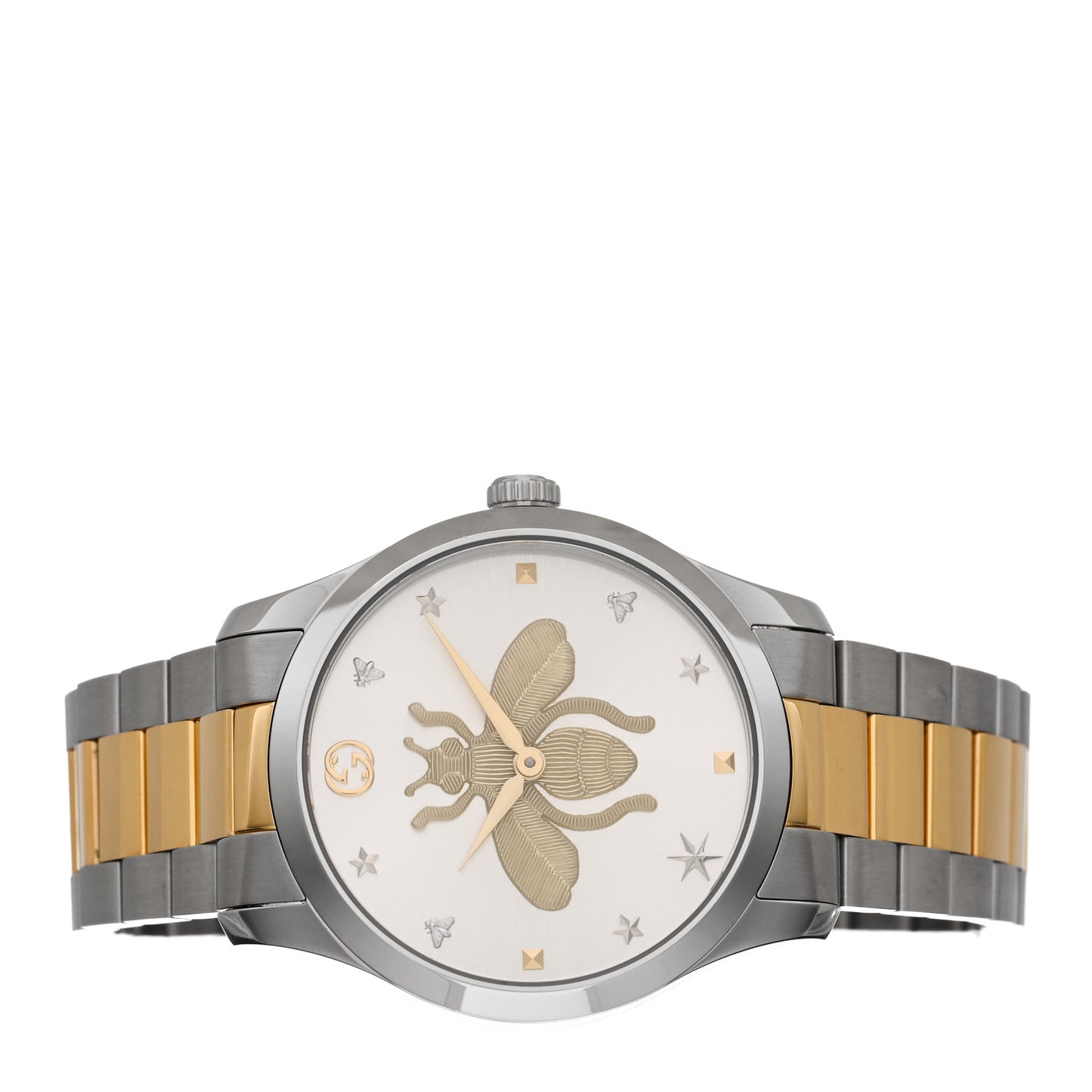 Stainless Steel 38mm G-Timeless Two Tone Bee Quartz Watch