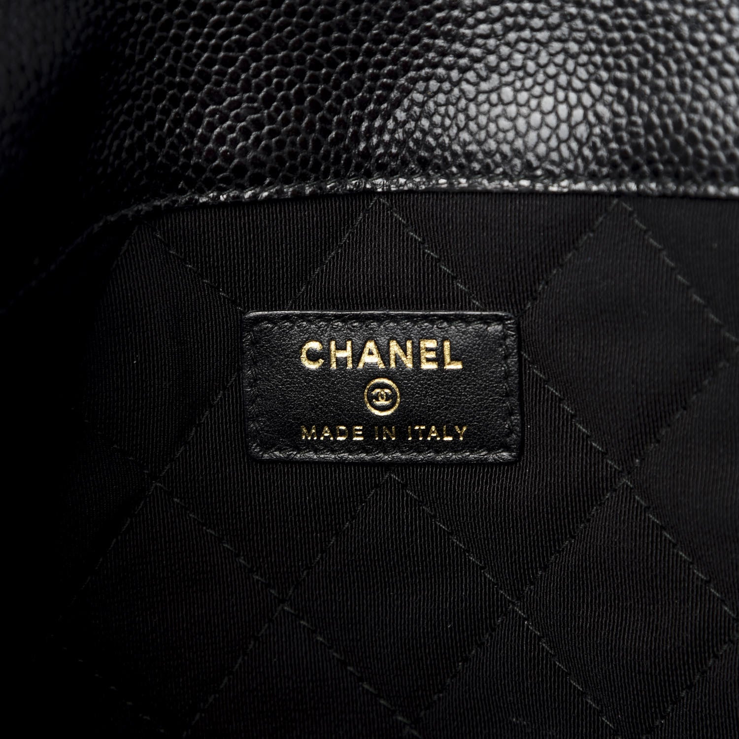 Chanel Caviar Quilted Medium Golden Class Pouch Black 5 of 8
