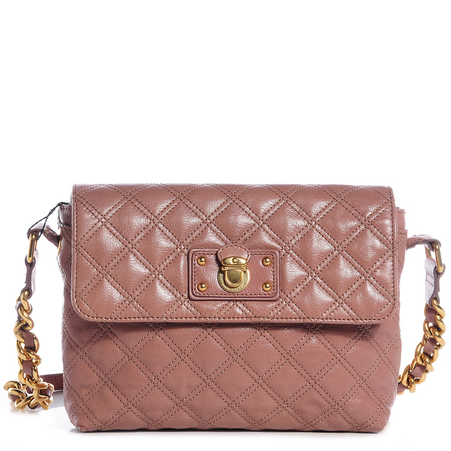 Marc Jacobs Lacquered Lambskin The Large Single Soft Lavender 1 of 8